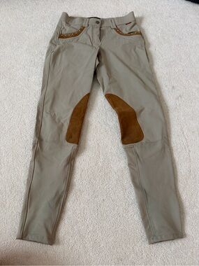 B//Vertigo Womens US24 Tan Show Breeches